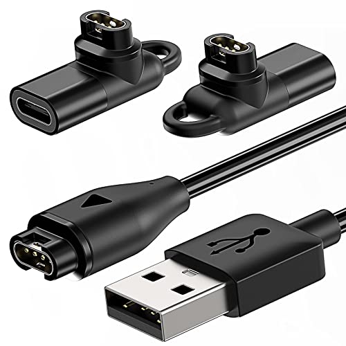 Charging Cable for Garmin Watch with USB C Charger Adapter