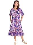 Carol Wright Gifts Watercolor Ruffled Dress