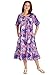 Carol Wright Gifts Watercolor Ruffled Dress