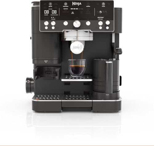 Luxe Premier Macchina per caffè 3 in 1, per caffè espresso, con estrazione a freddo e filtrato, 4 impostazioni automatiche predefinite per la schiuma, Nero ES601EUBK