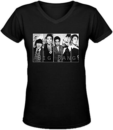 Cloyda Women's Kpop Bigbang GD Top TaeYang Shirts Black XL