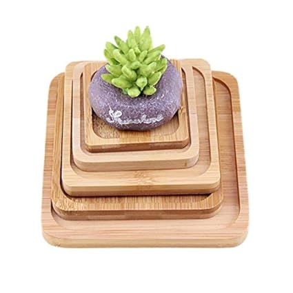  Best Quality Pot Trays Bamboo Square Tray