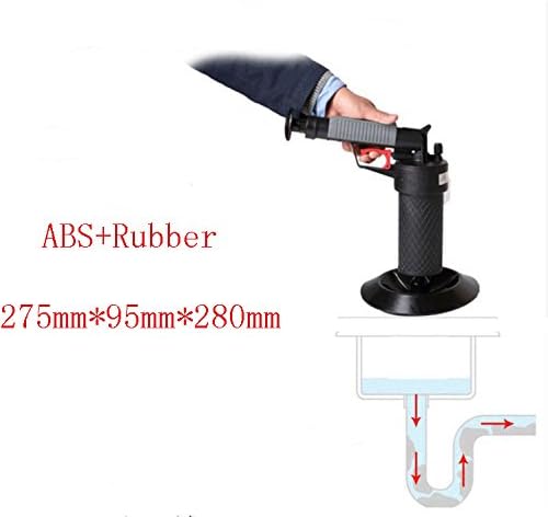 Jhsdjsd Heng Toilet Plunger, Air Pump Blaster, Kitchen Sink Sewer Dredge Tool, Sewer Drain Blaster Drain Cleaner,Plumbers, Home Drains,