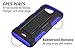 Kyocera Hydro Air / Kyocera Hydro Wave Case, Starshop [Heavy Duty] Full Protection Dual Layers Hybird Case with Kickstand and Locking Belt Swivel Clip Blue