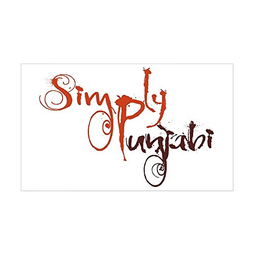 CafePress Simply Punjabi Rectangle Bumper Sticker Car Decal