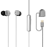 COWIN HE16 Active Noise Cancelling Headphones, Wired Earbuds in-Ear Stereo Awareness Monitor Earphones with Microphone, Compatible with Apple Devices