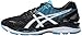 ASICS Men's Gel Nimbus 18 Running Shoe, Black/White/Island Blue, 9.5 M US