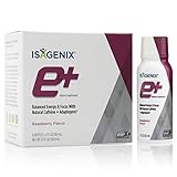Isagenix EShot E+ Healthy Energy Shot with Natural Caffeine + Adaptogens,6 Pack(No Original Packaging) (Raspberry)