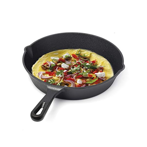 Pre-Seasoned-Cast-Iron-Skillet-Frying-Pan-Oven-Safe-Cookware-for-Indoor-Outdoor-Use-Grill-StoveTop-Black-10inch-25cm nuovva Pre-Seasoned Cast Iron Skillet Frying Pan Oven Safe Cookware for Indoor & Outdoor Use - Grill, StoveTop, Black…