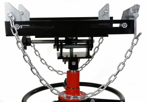Dragway Tools 1000 LB 2 Stage Hydraulic Transmission Jack Lift Hoist with Foot Pump - Thumbnail 5