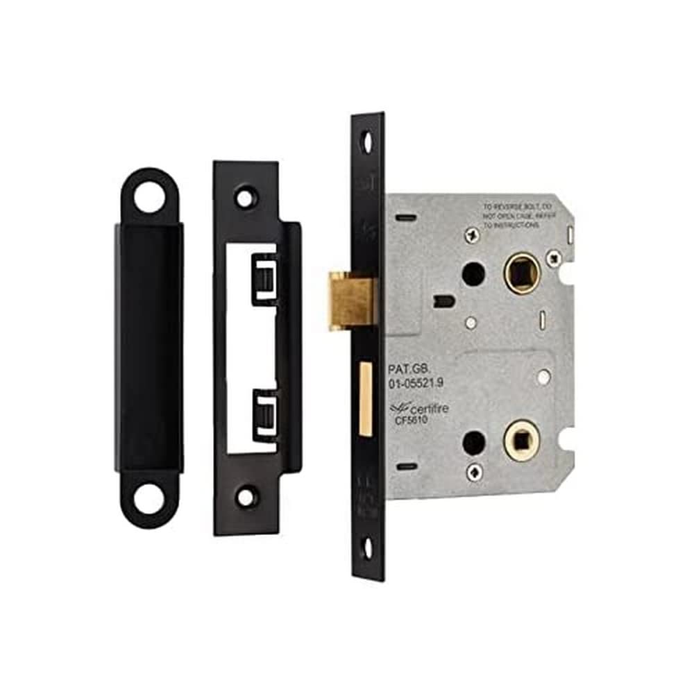 Carlisle Brass BAE5030 EASI-T Bathroom Lock 76MM Residential, Matt Black