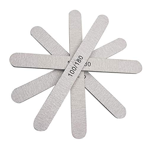 BallHull 15PCS Advanced nail Files Double Sided Emery Board Grit 100 180 Grit Nail File apply Manicure Pedicure£¬Professional manicure tool.