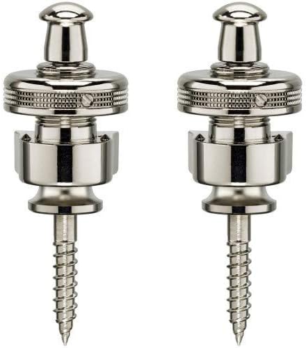 Schaller 14010101 Security Straplocks, Nickel (momo-jtk) Premium