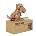Sizet Mechanical Save Adorable Robotic Hungry Dog Saving Bank Coin Gift Box Collection Piggy Bank