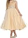 AkiDress Sequin Lace Top with Tulle Bottom Flower Girl Dress