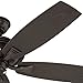 Hunter Fan Company, 53347, 52 inch Rainsford Premier Bronze Indoor/Outdoor Ceiling Fan and Pull Chain