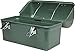 Stanley Classic Lunch Box 5.5 qt | Vintage Metal Lunchbox | Durable Meal Container with Handle and Latch | Stores Food, Drinks, Thermos, Water Bottle | Hammer Tone Green