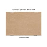 Quadro Clip Frame 5x7 inch Borderless Frame, Box of 4