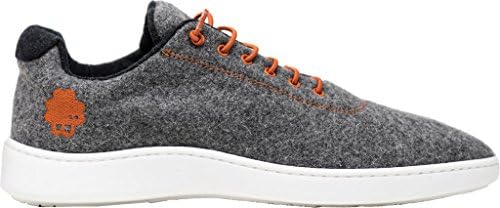 Baabuk Urban Wooler Sneaker,Light Grey/Orange,EU 46 M