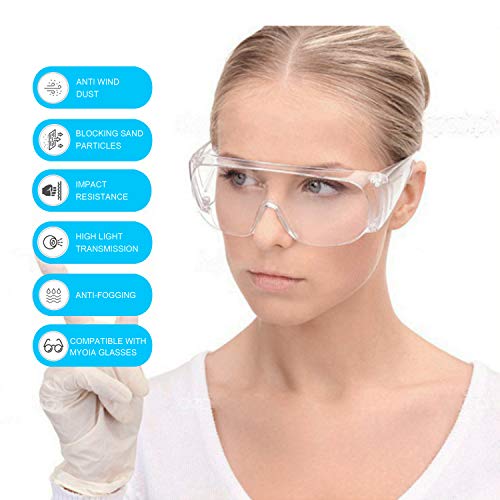 Safety Glasses, Auncley Safety Goggles With Protective Case, Anti