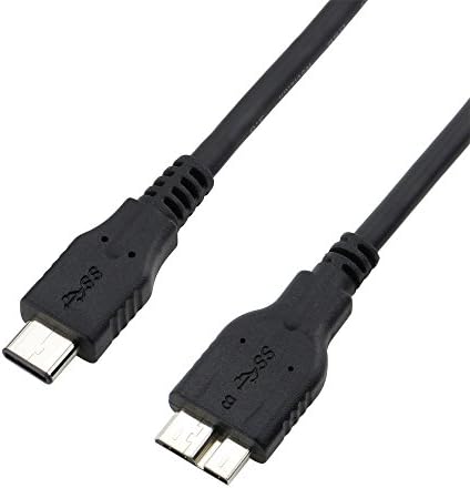 COOLIS Hi - Speed USB 3.0 Type C to Standard Type Micro B Male Charging &amp; Data Cable, Black(1.0meter/3.3Feet)