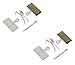 2 Pairs of Shimano Disc Brake Pads G02A (Resin) include Spring and Safety Pin