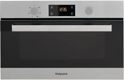 Hotpoint 31L 1000W Built-in Microwave with Grill - Stainless Steel