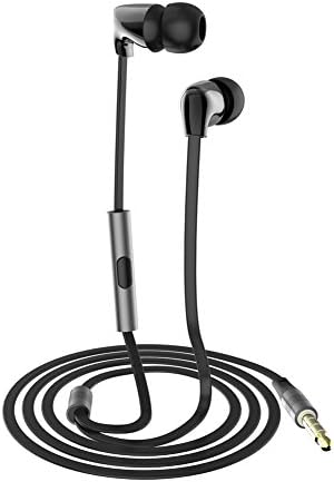CBAOOO in-Ear Earbud Headphones Noise-isolating Headphones,Stero Sound and Ceramic Shell, Sweatproof Sport Headseat with Microphones for iPhone iPod iPad Samsung Nexus HTC MP3 MP4 etc