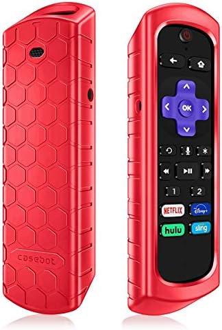 Casebot Case For Roku Voice Remote Pro Roku Ultra 4800r 2020 4670 2019 4661 2018 4660 2017 Roku 1 2 3 4 Remote Controller Honey Comb Anti Slip Shockproof Silicone Cover Red Pricepulse Casebot Case For Roku Voice Remote Pro Roku Ultra 4800r 2020 4670 2019 4661 2018 4660 2017 Roku 1 2 3 4 Remote Controller Honey Comb Anti Slip Shockproof Silicone Cover Red Pricepulse