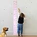 Growth Chart, DodoBee Growth Chart for Kids, Protable Wood Frame Fabric Canvas Growth Chart for Classroom, Easy to Install & Remove Kids Growth Chart, Growth Chart for Boys and girls (7.9 x 79 in)