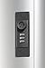 Durable Wall Mounted Secure Key Cabinet with Combination Lock, Holds 72 Key Tags, 11-7/8 x 4-3/4 x 15 3/4 Inches, Brushed Aluminum (196723), Blue