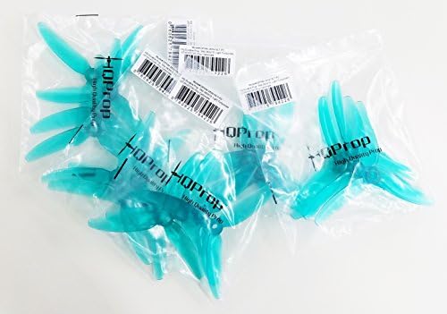 10 pair HQ Prop DP 5x4.3x3 V1S Tri-Blade 3 Blade Propellers Props for FPV Racing Turquoise