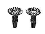 O'woda 1 Pair CNC Aluminum Controller Rocker Thumb Stick Transmitter Thumb Rest Connector for DJI Phantom 2 3 4 Inspire 1 (Black)