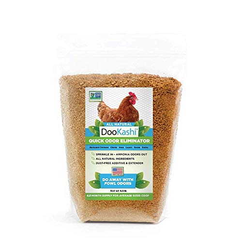 DooKashi for Poultry Chicken Coop Natural Odor Eliminator & Compost