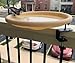 EHF Deck Mounted Songbird and Wild Bird Spa and Bath - with Beige Color Bowl - 1-Quat Water Capacity