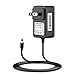 IBERLS Car Charger for DBPOWER, Sylvania, RCA, Portable DVD Player, 12V DC Power Car Cigarette Plug Portable DVD Player Power Cord to 5.5x2.1mm with 8 Connectors Car Adapter 6.5FT (White)