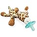 WubbaNub Infant Pacifier - Retro Colors Giraffe