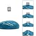 AMGlobal Christmas Gift Intelligent Magnetic Putty with Magnet Creative Super Magnetic Strong Magnet Putty Toy Stress Reliever for Kids and Adults for Fun (Blue)