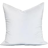 MoonRest® 22x22 Inch Synthetic Down Alternative Square Pillow Insert Form Stuffer for Sofa Shams, Decorative Throw Pillow, Cu