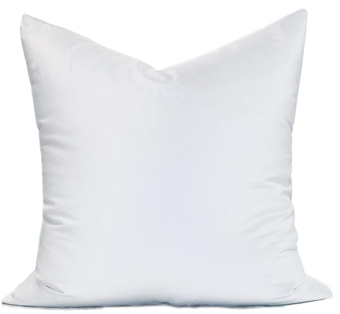 Photo 1 of MoonRest® 20x20 Inch Synthetic Down Alternative Square Pillow Insert Form Stuffer for Sofa Shams, Decorative Throw Pillow, Cushion and Bed Pillow Stuffing - Hypoallergenic 20“X 20”