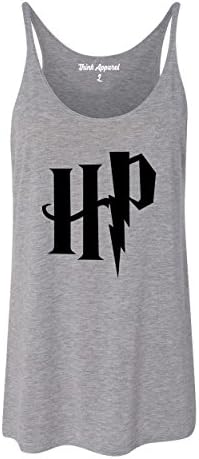 Harry Potter Women's Slouchy Tank Top (Medium, Grey)
