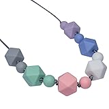 Oral Motor Aide Chewelry - Soft Geo Chewy Necklace for Sensory-Focused Kids