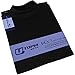 Utopia Wear Men's Casual Regular Fit Mockneck Pullover Sweater Knitted Long Sleeve T-Shirt (US, Alpha, Large, Regular, Regular, Black)