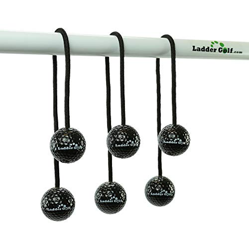 Ladder Golf Official Bolas (Hard), 3PK (Black)