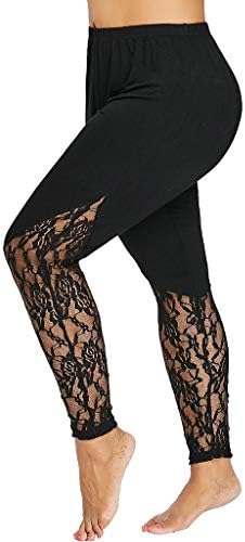 Amiley Clearance!! Women Fashion Skinny Sport Pants Lace Plus Size Athletic Yoga Pants Leggings Tights Trousers