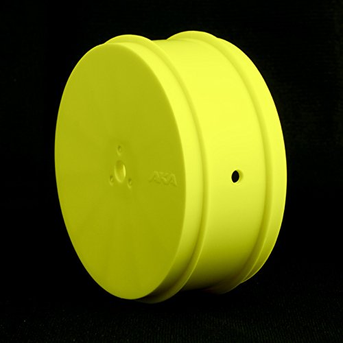 Aka 1: 10 Buggy Evo 4Wd Front Rim Yellow (Kyo Lazer Zx) (Except Rtr) (12 Mm Hex) (Pack Of 2)