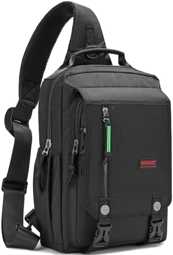 Amazon.com: BASICPOWER Sling Bag Large Capacity: Crossbody Bag for Men Fits 15.6 Inch Laptop A4 Files, 11 Pockets Adjustable Strap Water-Resistant Anti Theft Shoulder Backpack for Work Commute Travel : Electronics Amazon.com: BASICPOWER Sling Bag Large Capacity: Crossbody Bag for Men Fits 15.6 Inch Laptop A4 Files, 11 Pockets Adjustable Strap Water-Resistant Anti Theft Shoulder Backpack for Work Commute Travel : Electronics