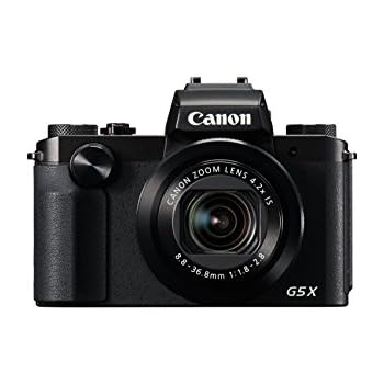 Canon PowerShot G5 X Digital Camera w/ 1 Inch Sensor and built-in viewfinder - Wi-Fi & NFC Enabled (Black)