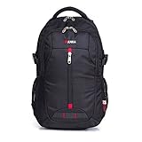 KAKA Classic Laptop Backpack Travel Backpack Black