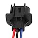 PartsSquare 2 x 9008 H13 Male Headlight Repair Wiring Socket Extension Harness
